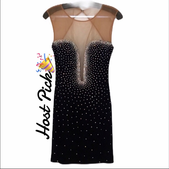 Jovani Dresses & Skirts - Jovani plunge front/open back cocktail dress